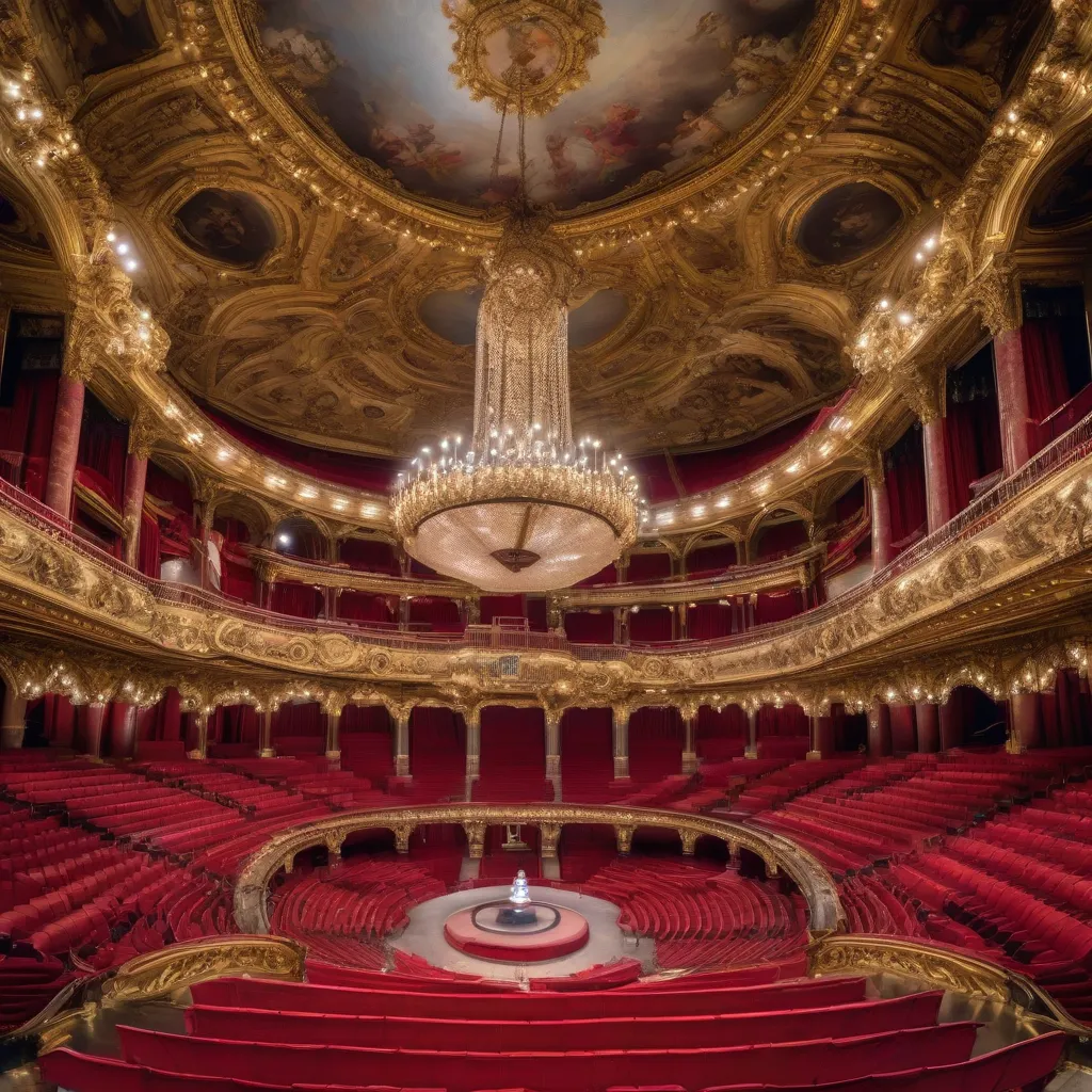 Sân khấu bên trong Nhà hát Opera Garnier